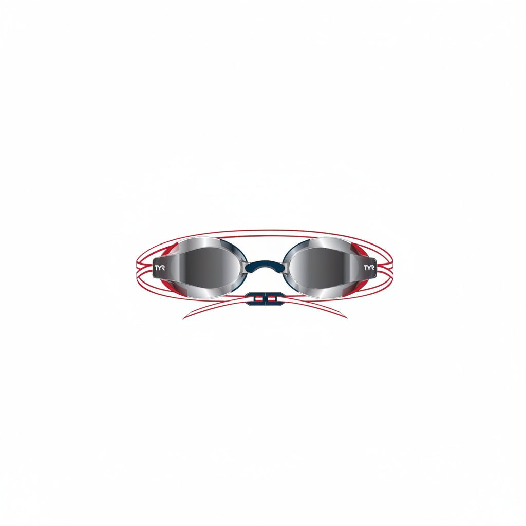 TYR Women's Black Ops 140EV Mirrored Goggle - East Valley Sports GoggleGoggle