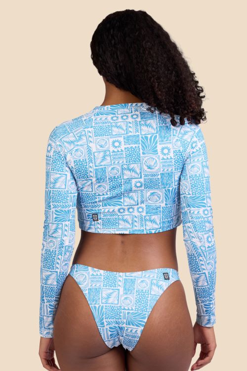 Jolyn Surf Top Moana Rashguard Print