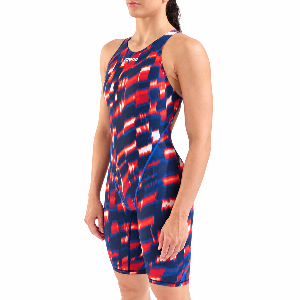 Arena Powerskin ST NEXT LE Red/White/Blue Open Back Technical Suit (12U Compliant)