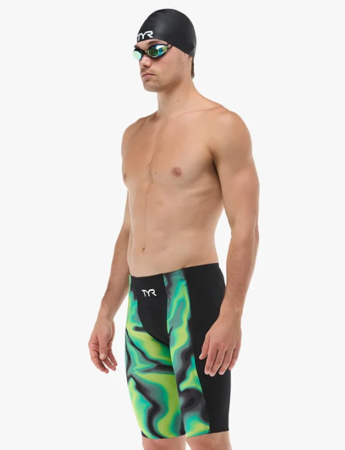 TYR Shockwave High Waist Infared Volts/Limelight Jammer Technical Suit