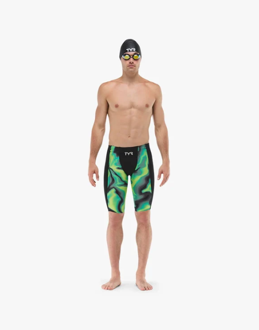 TYR Shockwave High Waist Infared Volts/Limelight Jammer Technical Suit