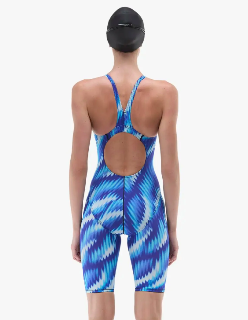 TYR Thresher Cryo Ocean Blue Open Back Technical Suit
