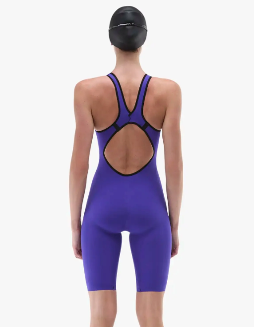 TYR Venzo Solid Purple Open Back Technical Suit