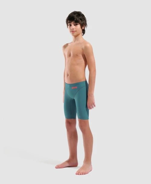 Arena Powerskin Impulso LE Biscay Bay/Cherry Junior Jammer Technical Suit - East Valley Sports