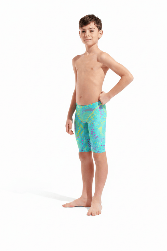 Arena Powerskin ST NEXT LE Fireflow Seaglass Junior Jammer Technical Suit (12U Compliant) - East Valley Sports