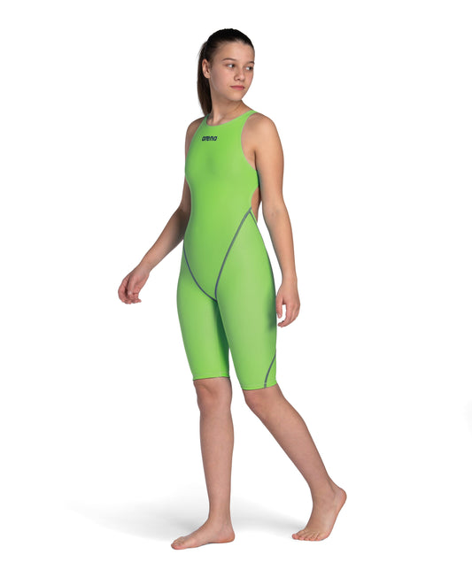 Arena Powerskin ST NEXT LE Green/Navy Junior Open Back Technical Suit (12U Compliant) - East Valley Sports Technical SuitTechnical Suit