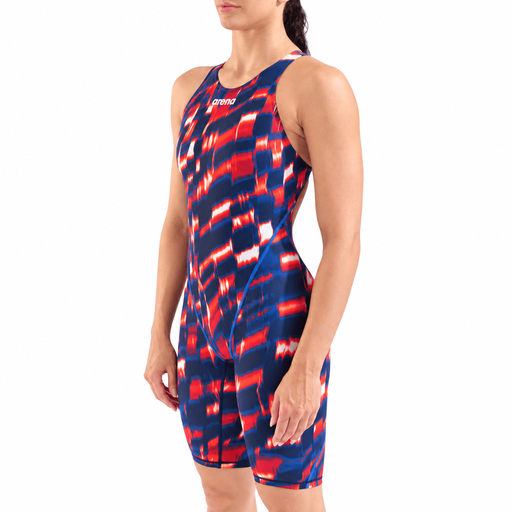 Arena Powerskin ST NEXT LE Red/White/Blue Open Back Technical Suit (12U Compliant) - East Valley Sports