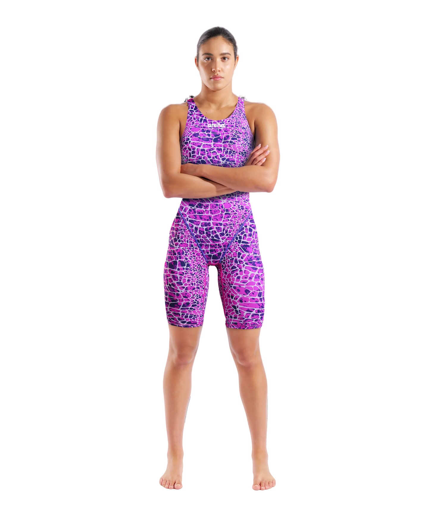 Arena Powerskin ST NEXT LE Snake Pink Open Back Technical Suit (12U Compliant) - East Valley Sports