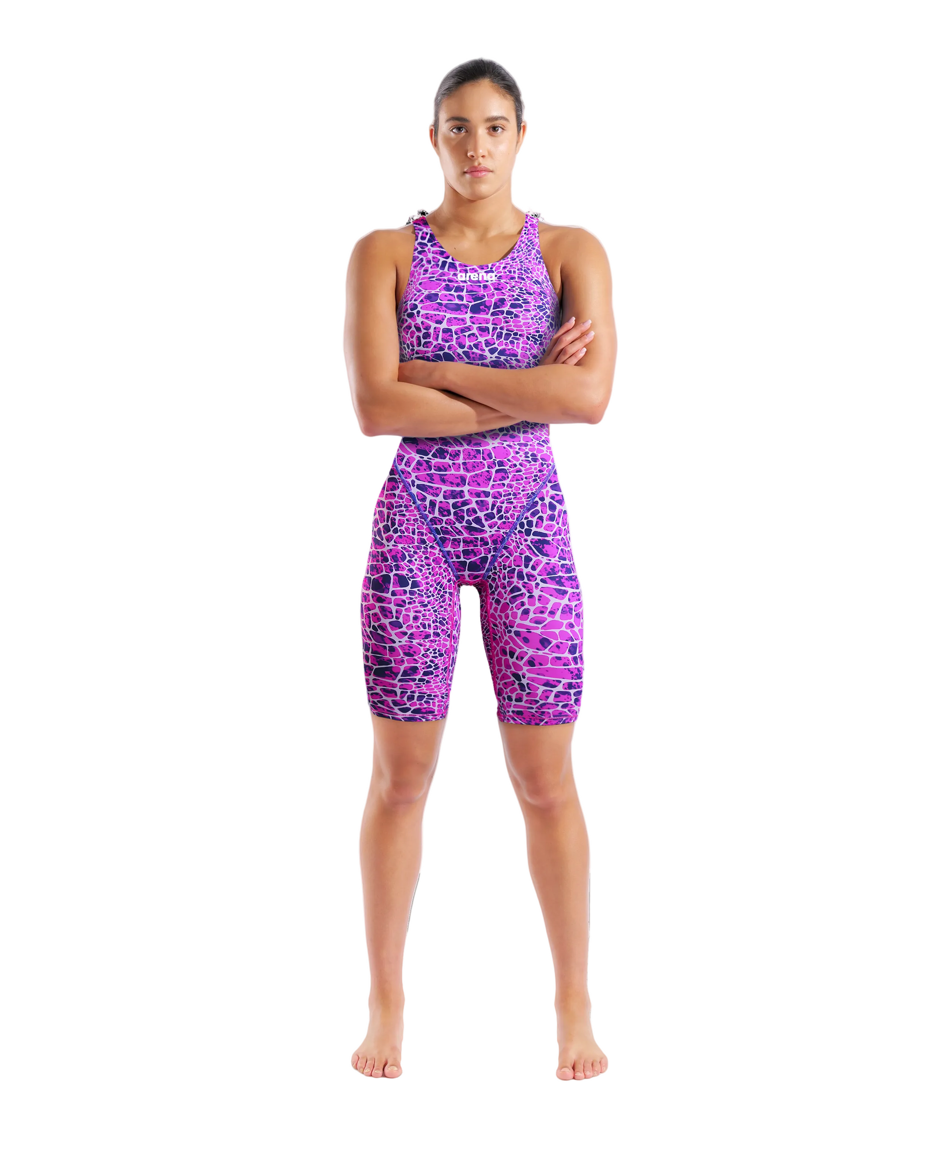 Arena Powerskin ST NEXT LE Snake Pink Open Back Technical Suit (12U Compliant) - East Valley Sports