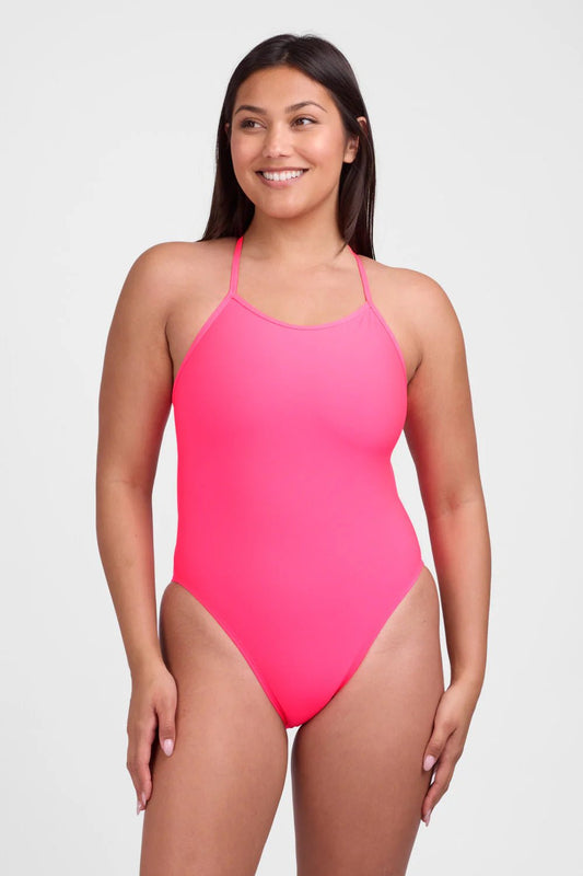 JOLYN Brandon One Piece Swimsuit Solid - Hot Pink - East Valley Sports SwimsuitSwimsuit