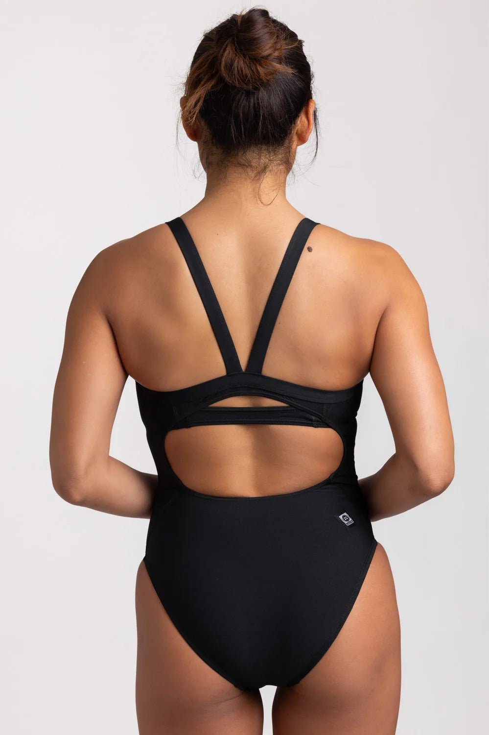 JOLYN Caroline One Piece Swim Suit Solid - Black - East Valley Sports SwimsuitSwimsuit