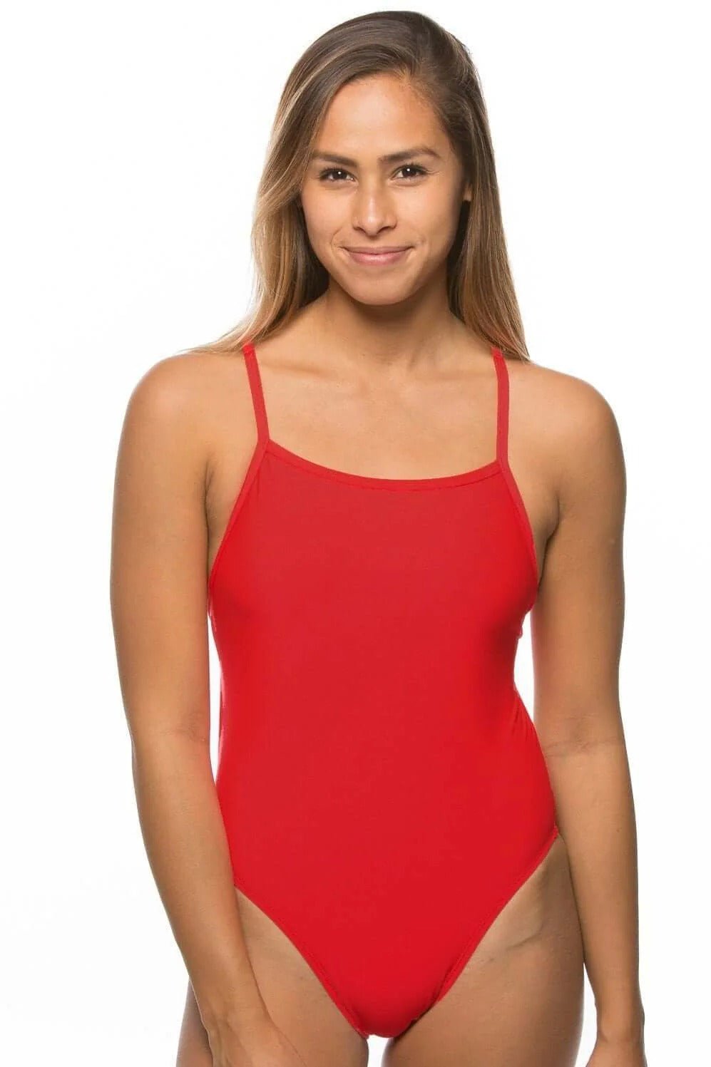 JOLYN Chevy One Piece Solid - Red - East Valley Sports SwimsuitSwimsuit
