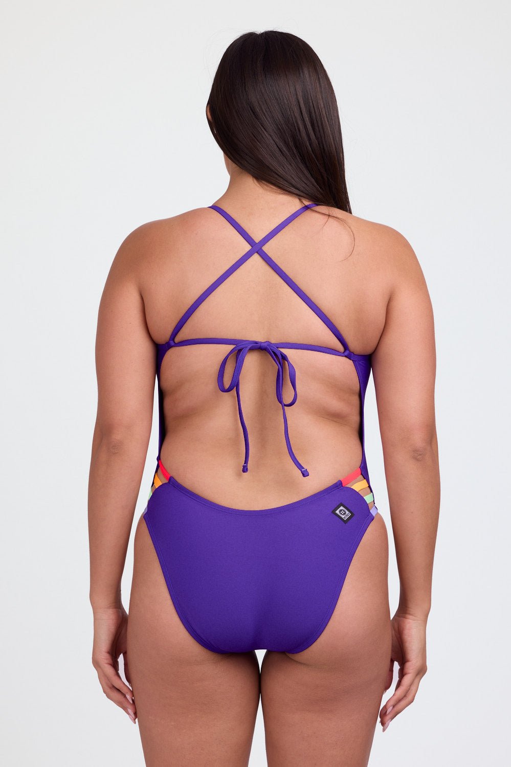 JOLYN Gavin One Piece Contrast - Purple/Strawberry/Mango - East Valley Sports SwimsuitSwimsuit