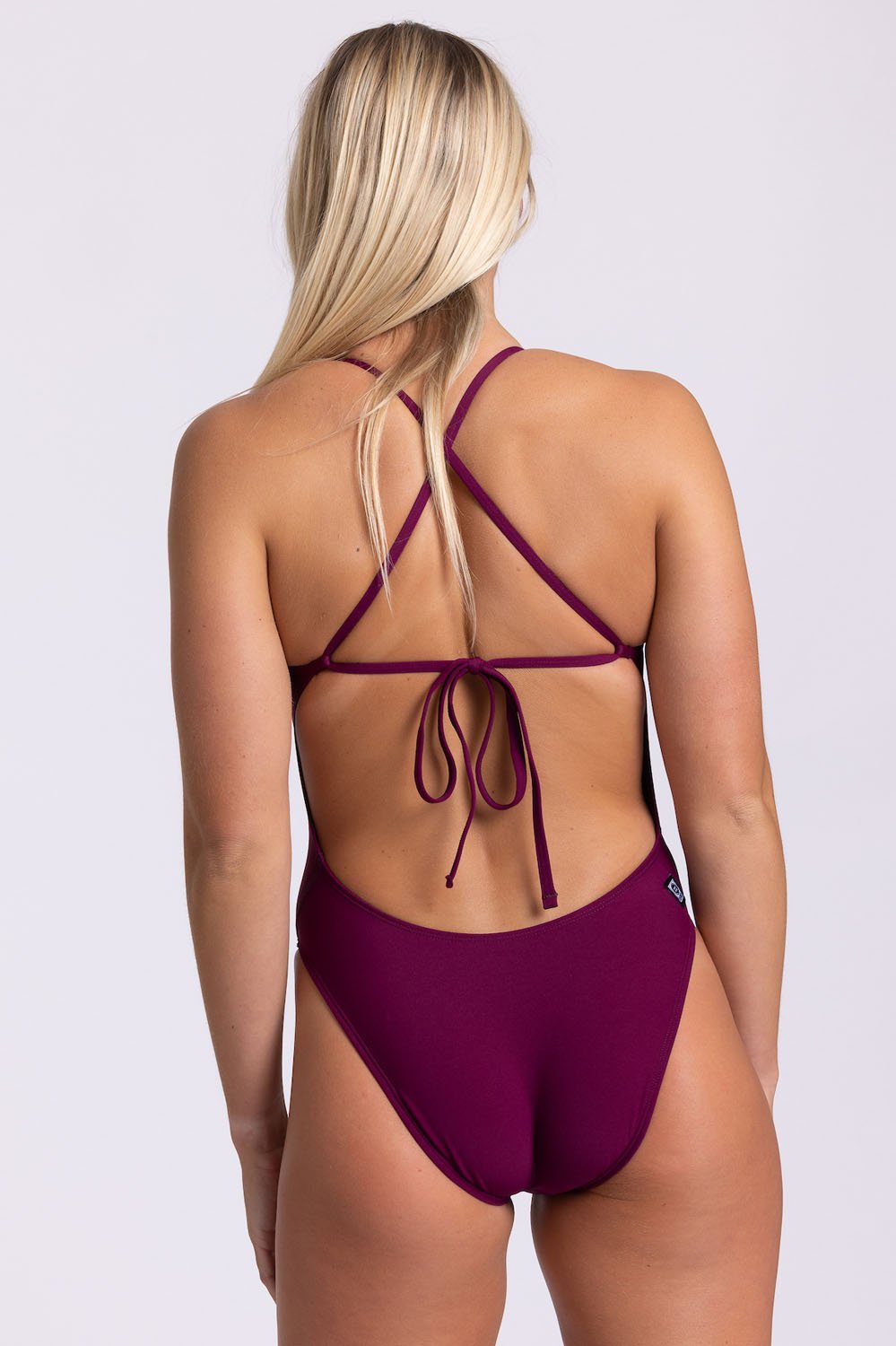 JOLYN Jackson 4 Solid Onesie - Cabernet - East Valley Sports SwimsuitSwimsuit