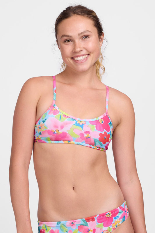 JOLYN Jocelyn Bikini Top Print - Garden Dreams - East Valley Sports SwimsuitSwimsuit