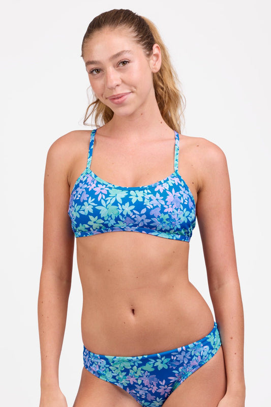 JOLYN Jocelyn Bikini Top Print - Waterlily - East Valley Sports SwimsuitSwimsuit