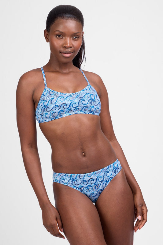 JOLYN Jocelyn Bikini Top Print - Waves - East Valley Sports SwimsuitSwimsuit
