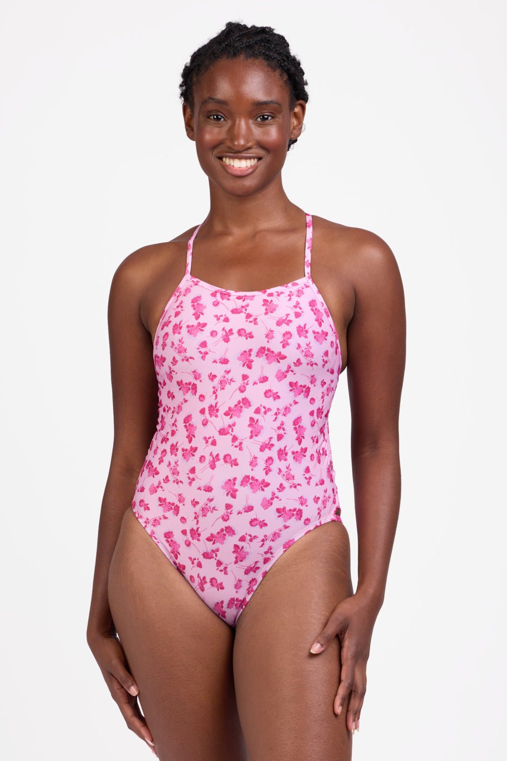 JOLYN Julian 2 One Piece Print - Waterlily, French Rose - East Valley Sports SwimsuitSwimsuit