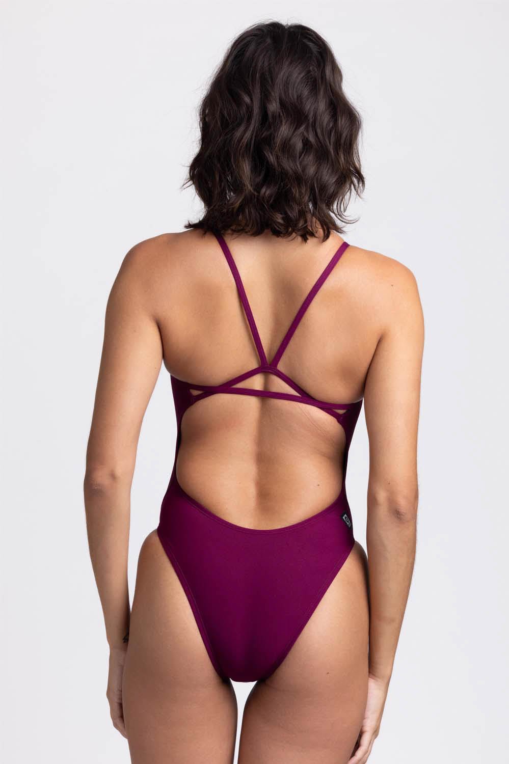JOLYN Perry One Piece Solid - Cabernet - East Valley Sports SwimsuitSwimsuit