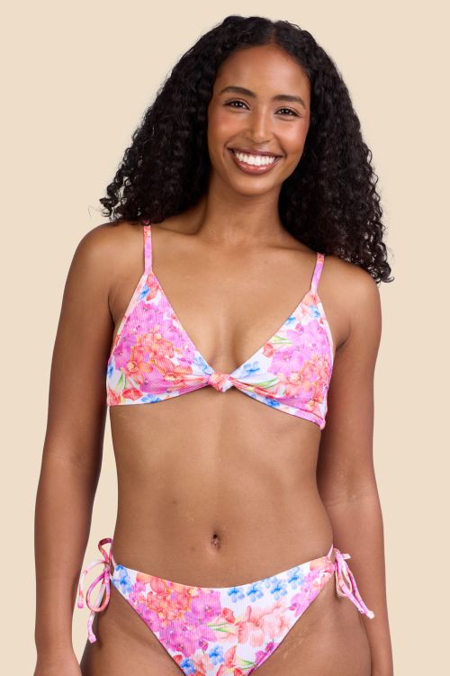 Jolyn Surf Faye Bikini Top Print Ribbed - East Valley Sports