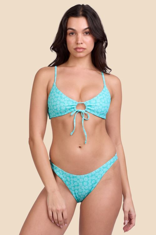 Jolyn Surf Kelia Bikini Bottom Print Ribbed - East Valley Sports