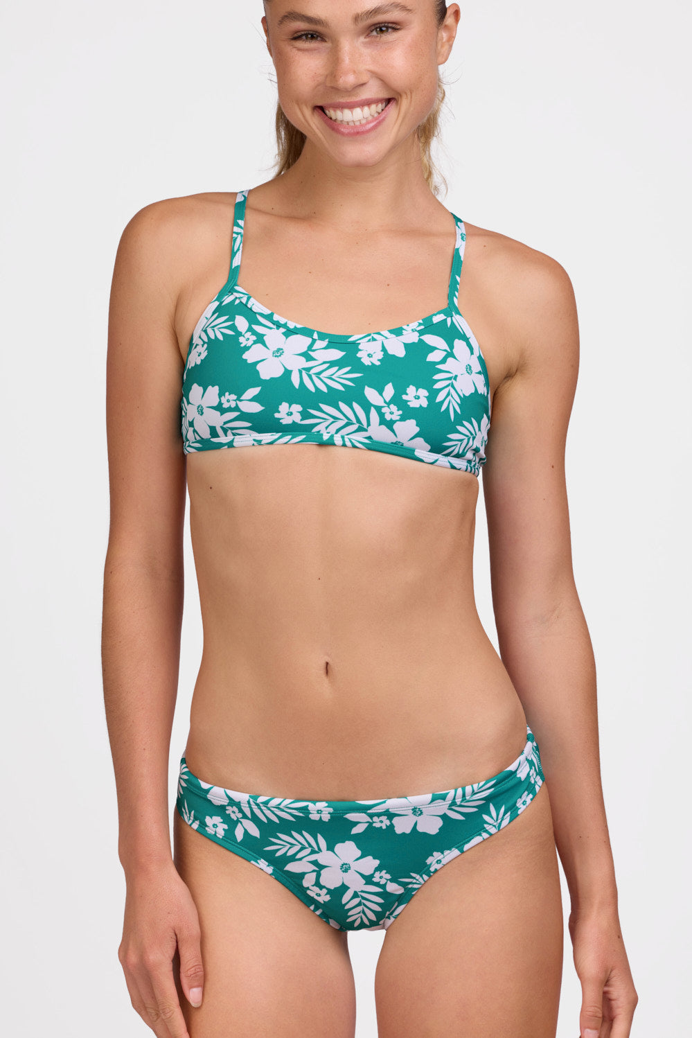 JOLYN Andy Bikini Bottom Print - Tropical Island