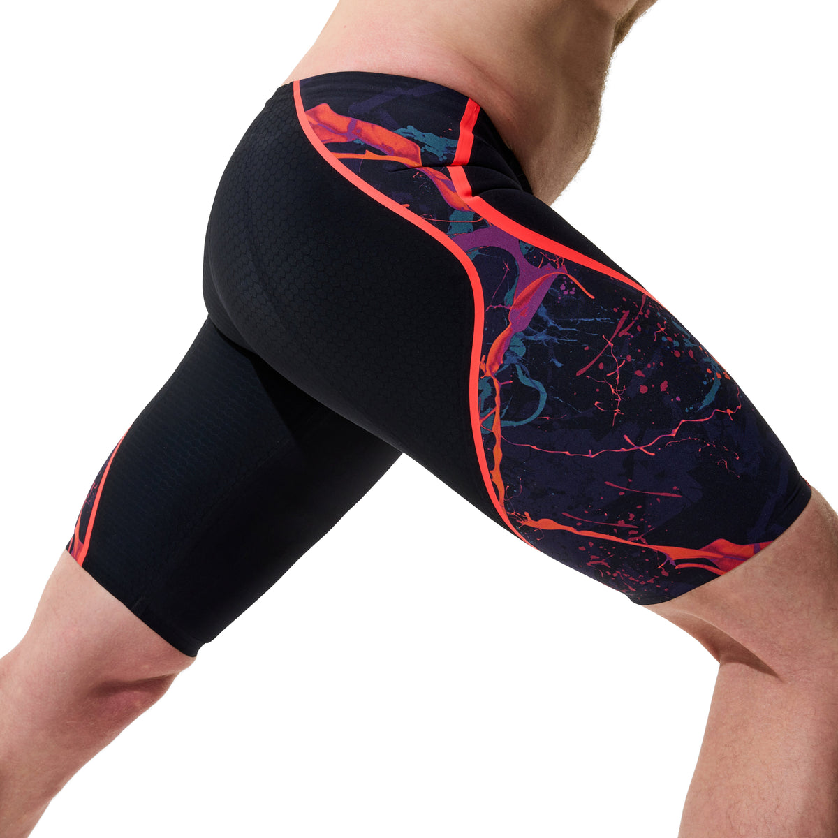 Speedo Fastskin LZR Pure Intent 2.0 Black/Black Ember/Flare Jammer Technical Suit - East Valley Sports Technical SuitTechnical Suit
