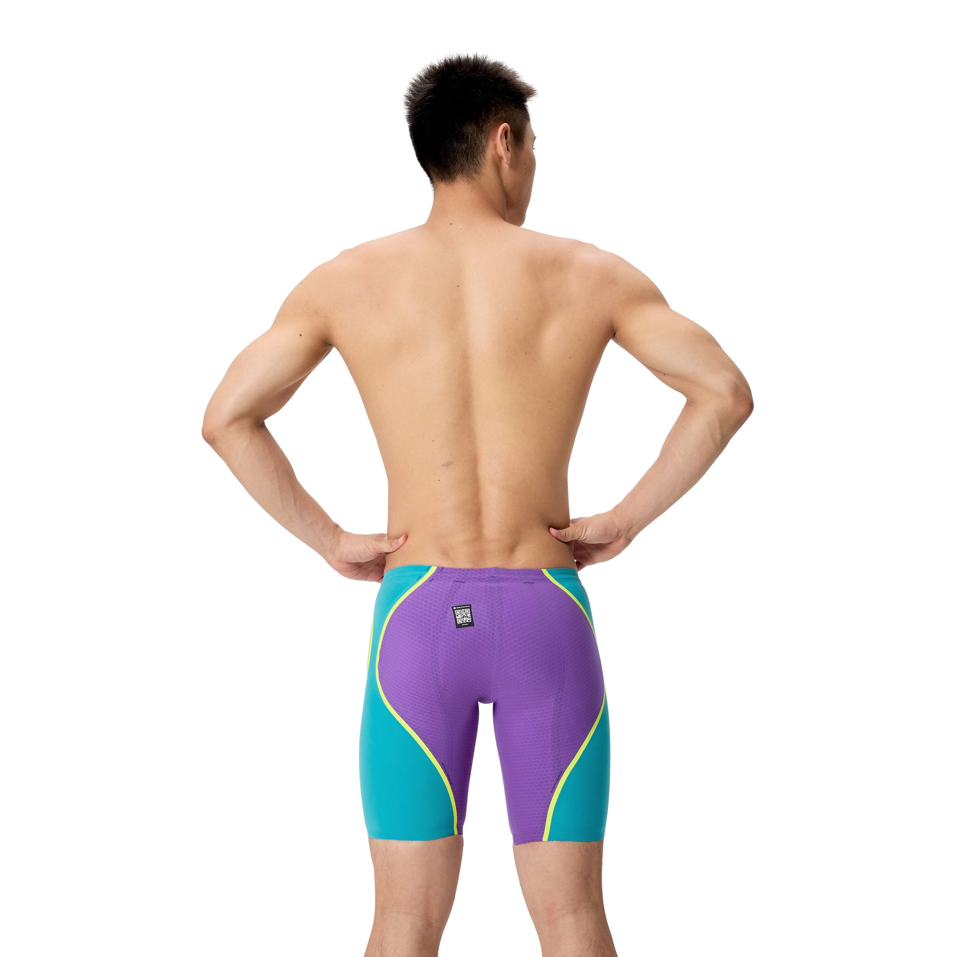 Speedo Fastskin LZR Pure Intent 2.0 LE Purple/Turquoise Jammer Technical Suit - East Valley Sports Technical SuitTechnical Suit