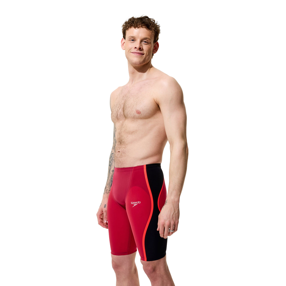 Speedo Fastskin LZR Pure Intent 2.0 Regal Red/Black/Flare High Waist Jammer Technical Suit - East Valley Sports Technical SuitTechnical Suit