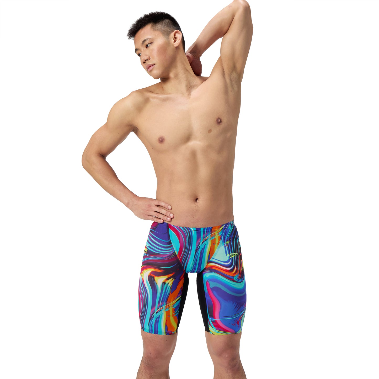 Speedo Fastskin LZR Pure Valor 2.0 Black/Molten Blur Jammer Technical Suit - East Valley Sports Technical SuitTechnical Suit