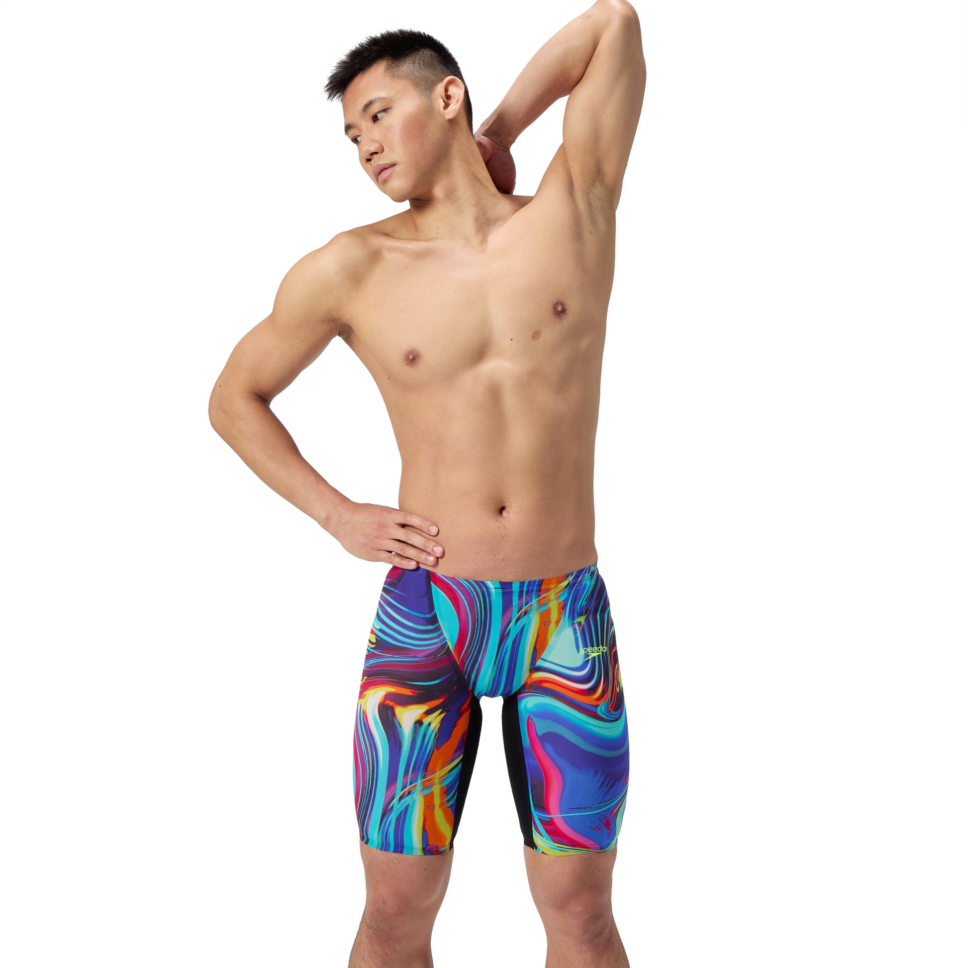 Speedo Fastskin LZR Pure Valor 2.0 Black/Molten Blur Jammer Technical Suit - East Valley Sports Technical SuitTechnical Suit