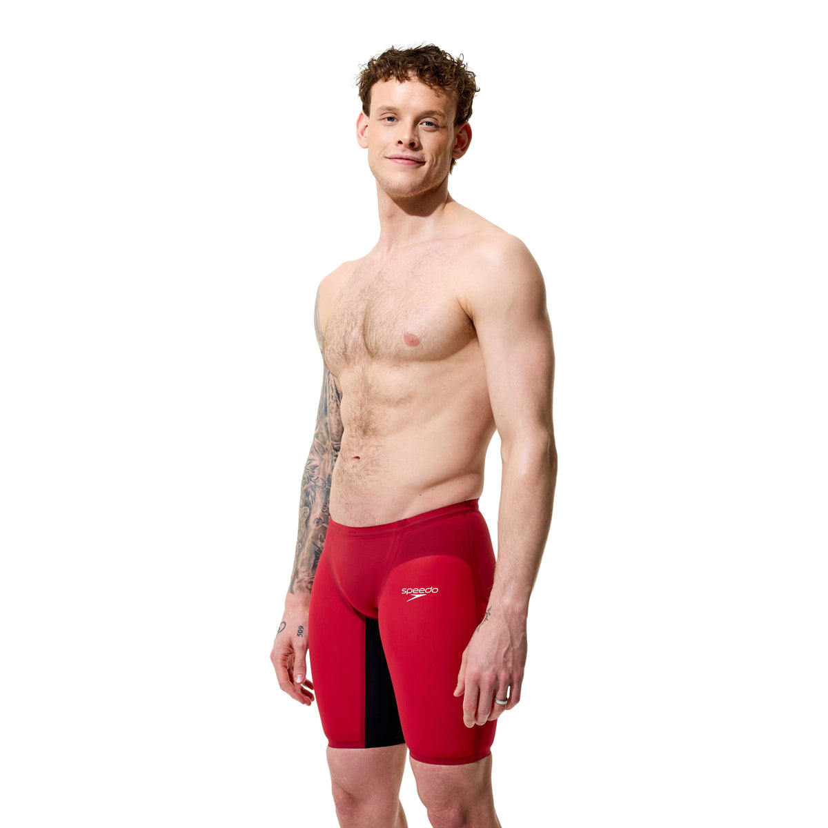 Speedo Fastskin LZR Pure Valor 2.0 Black/Red Jammer Technical Suit - East Valley Sports