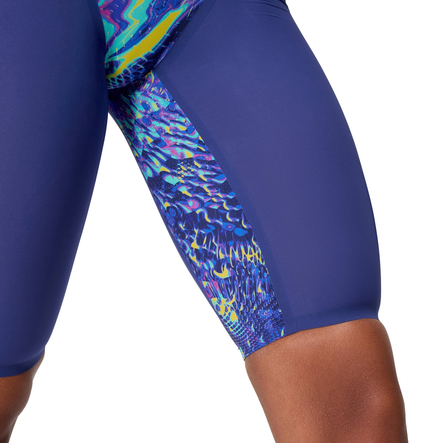 Speedo Fastskin LZR Pure Valor 2.0 LE Navy/Multi Open Back Kneeskin Technical Suit - East Valley Sports
