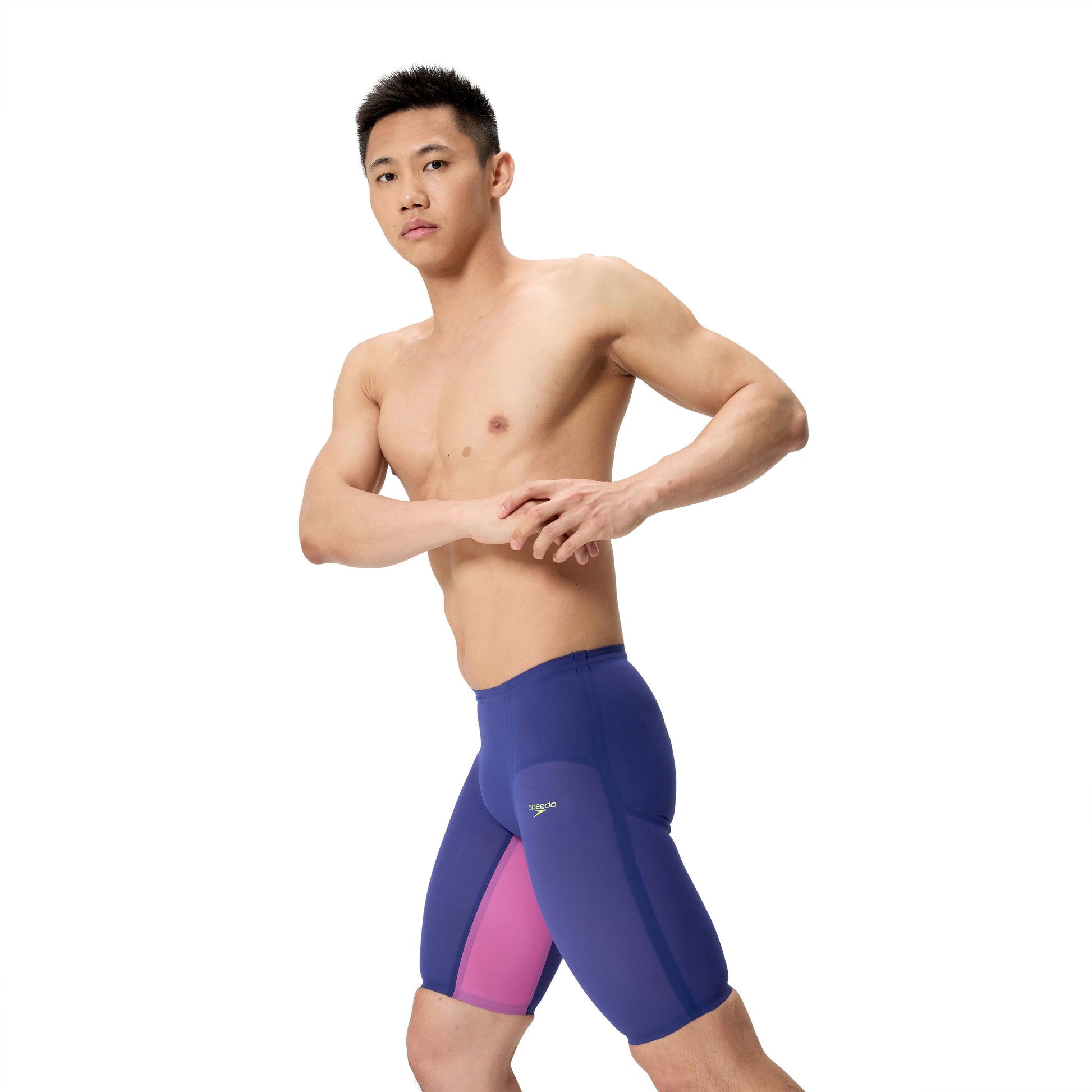 Speedo Fastskin LZR Pure Valor 2.0 LE Noble Navy/Jelly High Waist Jammer Technical Suit - East Valley Sports