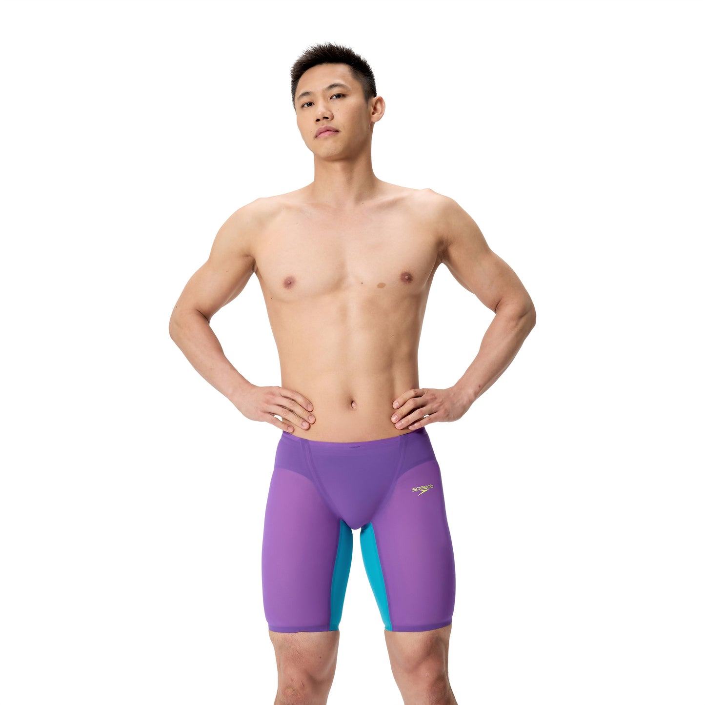 Speedo Fastskin LZR Pure Valor 2.0 LE Purple/Turqoise Jammer Technical Suit - East Valley Sports