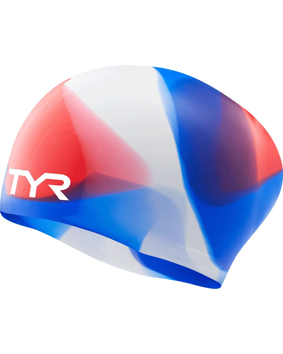 TYR Junior Tie-Dye Long Hair Silicone Swim Cap - East Valley Sports Swim CapSwim Cap