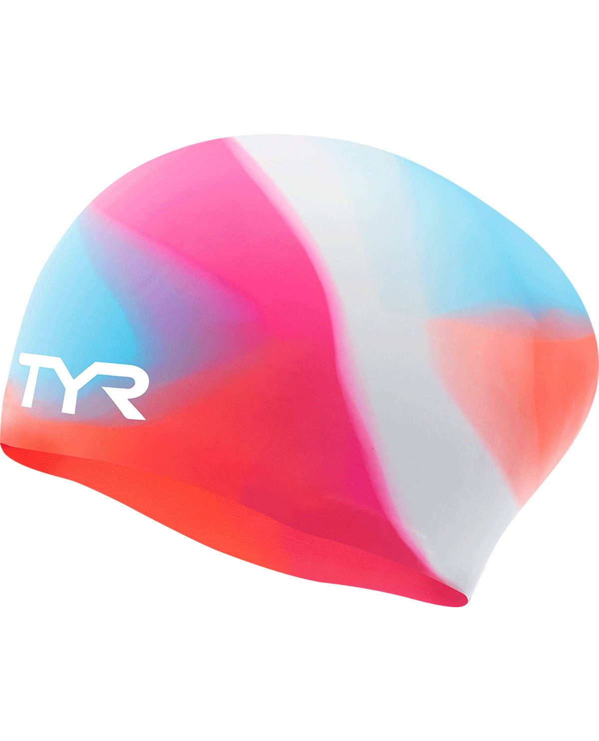 TYR Junior Tie-Dye Long Hair Silicone Swim Cap - East Valley Sports Swim CapSwim Cap