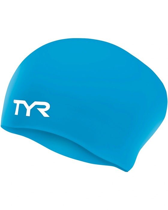 TYR Long Hair Wrinkle-Free Silicone Swim Cap - East Valley Sports Swim CapSwim Cap