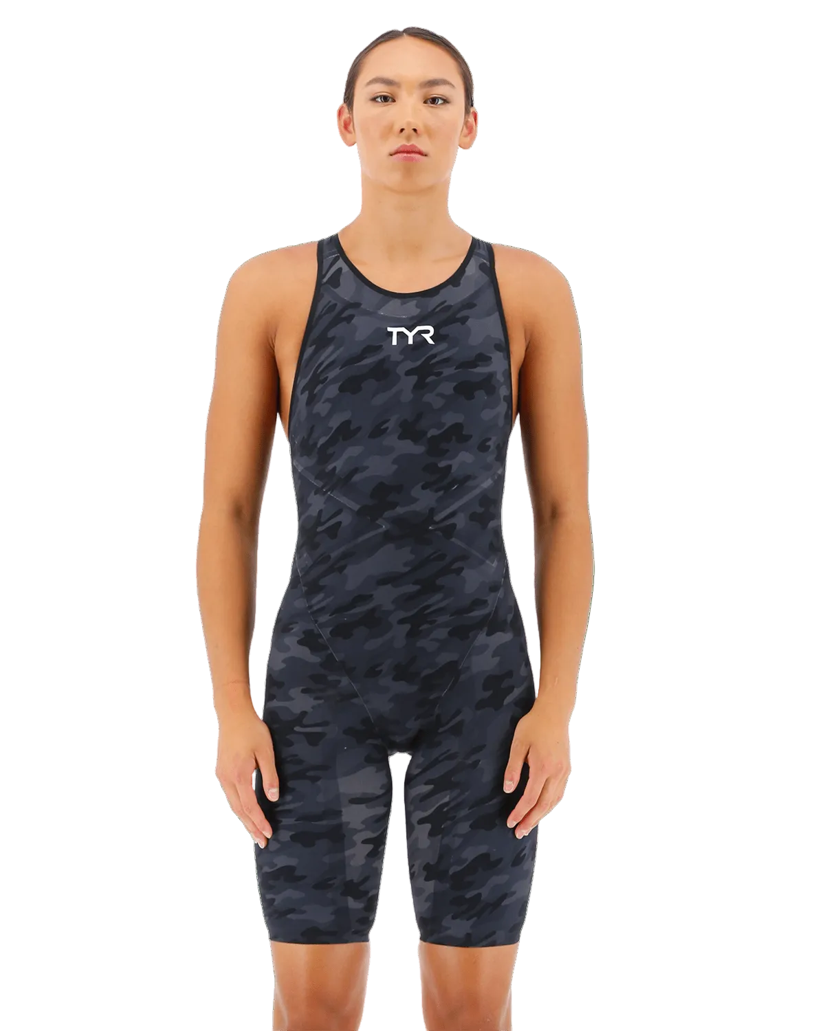 TYR Venzo Camo Open Back Technical Suit - East Valley Sports