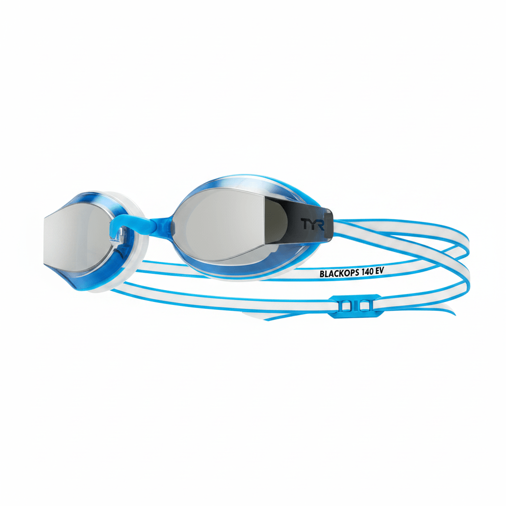 TYR Women's Black Ops 140EV Mirrored Goggle - East Valley Sports GoggleGoggle