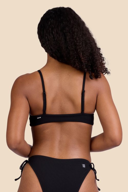 Jolyn Surf Faye Bikini Top Solid Ribbed