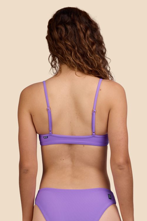 Jolyn Surf Faye Bikini Top Solid Ribbed